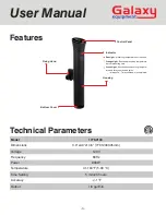 Предварительный просмотр 3 страницы Galaxy Equipment 177SV100 User Manual