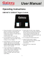 Предварительный просмотр 3 страницы Galaxy Equipment GBB480T User Manual