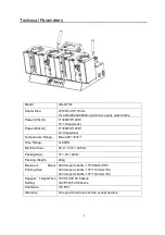 Preview for 3 page of Galaxy Press GS-207M Operation Manual