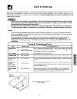 Preview for 13 page of Galaxy 25363802202 Use & Care Manual