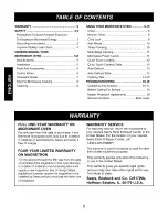 Preview for 2 page of Galaxy 721.65002 Use And Care Manual