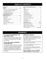 Preview for 2 page of Galaxy 721.65022 Use And Care Manual