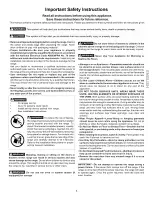 Preview for 3 page of Galaxy 790.6004 Series Use & Care Manual