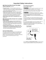 Preview for 5 page of Galaxy 790.6071 Series Use & Care Manual