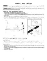 Preview for 12 page of Galaxy 790.6071 Series Use & Care Manual