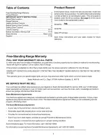 Preview for 2 page of Galaxy 790.61031 Use & Care Manual