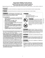 Предварительный просмотр 3 страницы Galaxy 790.61031 Use & Care Manual