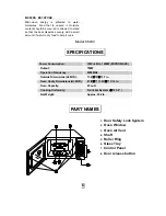 Preview for 7 page of Galaxy 86030 User Manual