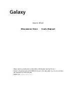 Galaxy 87040 User Manual preview