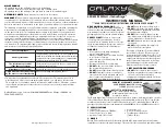 Предварительный просмотр 1 страницы Galaxy Digital Logic 400 TurboCharge Instruction Manual