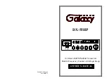 Preview for 1 page of Galaxy DX-55HP Owner'S Manual