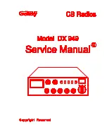 Galaxy DX 949 Service Manual preview