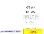 Preview for 1 page of Galaxy DX 99V2 Owner'S Manual