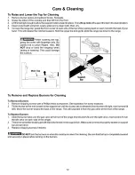 Предварительный просмотр 12 страницы Galaxy Galaxy 790.61301 Use And Care Manual