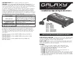 Galaxy Grow Amp Select-A-Watt 400 Installation And Operating Instructions preview