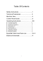 Предварительный просмотр 2 страницы Galaxy GS-202 Operation Manual