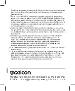 Preview for 20 page of Galcon 11000BT User Manual