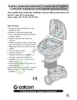 Galcon Dc-1 Operating Instructions Manual preview