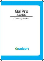 Preview for 1 page of Galcon Gal Pro 4 Operating Manual