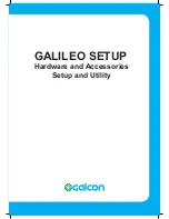 Preview for 1 page of Galcon Galileo Setup