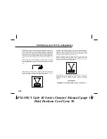 Предварительный просмотр 10 страницы Gale 30 Series Owner'S Manual