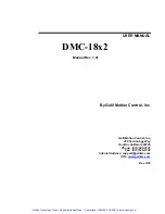 Предварительный просмотр 2 страницы Galil Motion Control DMC-18 2 Series User Manual