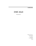 Preview for 1 page of Galil Motion Control DMC-42 0 Series User Manual