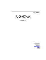 Galil Motion Control RIO-47 series
RIO-47100 User Manual preview