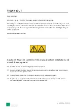 Preview for 2 page of GALILEI GIANO 70 User And Maintenance Manual