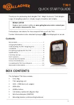 Preview for 1 page of Gallagher 026015 Quick Start Manual