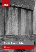 Gallagher Birth Alarm Lite Manual предпросмотр