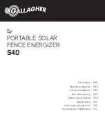 Gallagher G345404 Instructions Manual предпросмотр