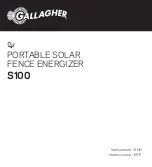 Предварительный просмотр 1 страницы Gallagher G34610 Instructions Manual