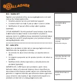 Предварительный просмотр 25 страницы Gallagher G34610 Instructions Manual