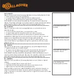 Предварительный просмотр 97 страницы Gallagher G34901 Instructions Manual