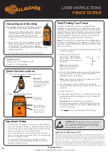 Gallagher G50405 User Instructions preview