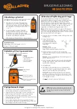 Предварительный просмотр 4 страницы Gallagher G50405 User Instructions