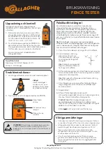 Предварительный просмотр 8 страницы Gallagher G50405 User Instructions