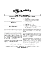 Preview for 125 page of Gallagher HR3 User Manual