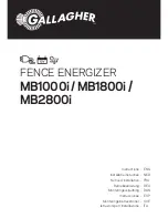 Preview for 1 page of Gallagher MB1000i Instructions Manual