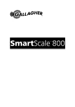 Gallagher SmartScale 800 User Manual preview