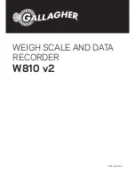 Gallagher W810 v2 User Manual preview