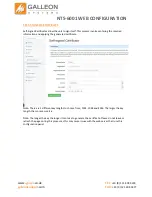 Предварительный просмотр 16 страницы Galleon NTS-6001 Configuration Manual