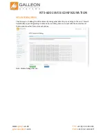 Предварительный просмотр 20 страницы Galleon NTS-6001 Configuration Manual