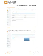 Предварительный просмотр 25 страницы Galleon NTS-6001 Configuration Manual