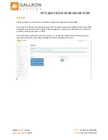 Предварительный просмотр 26 страницы Galleon NTS-6001 Configuration Manual