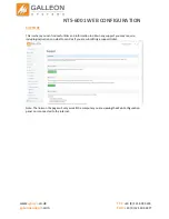 Предварительный просмотр 29 страницы Galleon NTS-6001 Configuration Manual