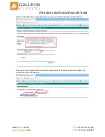 Предварительный просмотр 31 страницы Galleon NTS-6001 Configuration Manual