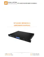 Galleon NTS-6002 Hardware Manual preview