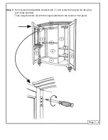 Preview for 7 page of Gallery Home Frank Hudson 5055299480069 Step By Step Assembly Instructions